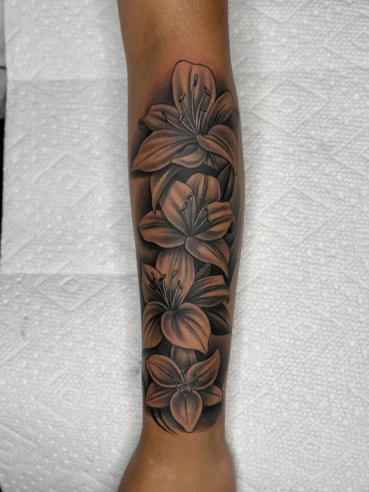 Flowered Qauter sleeve Lower #1