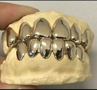 10k gold per tooth (single crown for permanent use)
