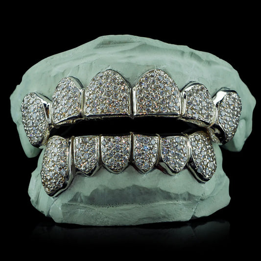 S.I. Diamond Grillz 10k (COMPLETLY BUSTDOWN) hand set