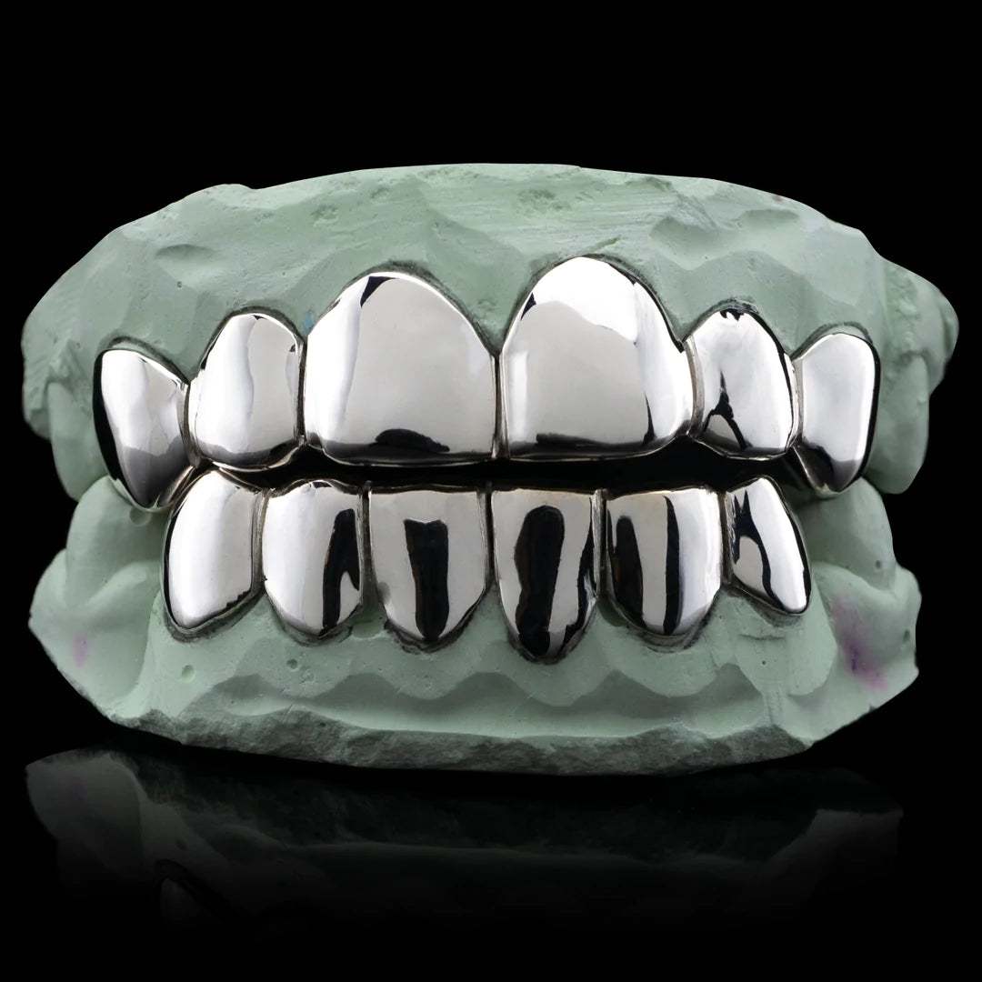 Silver grillz per tooth